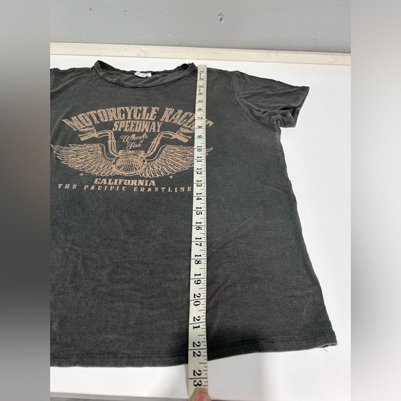 LE LIS shirt gray with motorcycle inspired - Picture 12 of 12